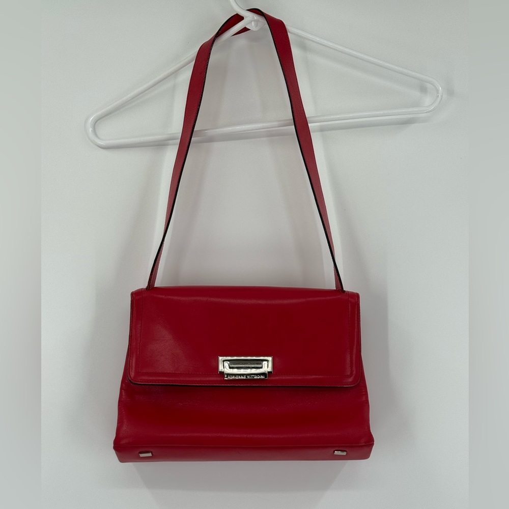 Adrienne‎ Vittadini Red Satchel Shoulder Bag